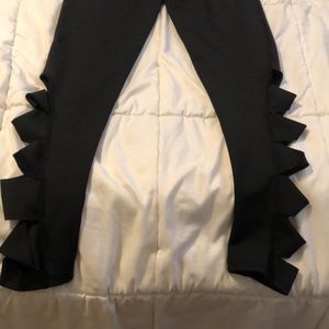 Black athletic leggings. Size large